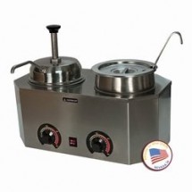 Paragon 2029E Pro-Deluxe Dual Warmer with Ladle and Pump